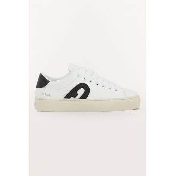 Pantofi sport de piele cu logo Joy
