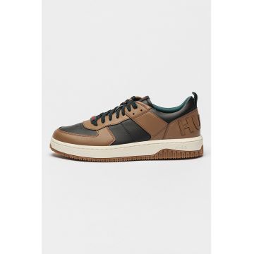 Pantofi sport de piele ecologica cu detaliu contrastant Kilian
