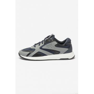 Pantofi sport de piele ecologica si material textil Titanium
