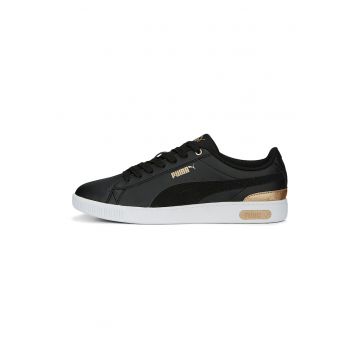 Pantofi sport din piele ecologica cu detalii logo Vikky