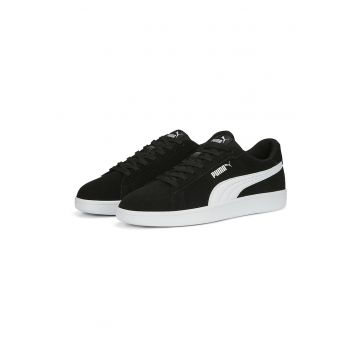 Pantofi sport de piele intoarsa cu insertii piele Smash 3.0