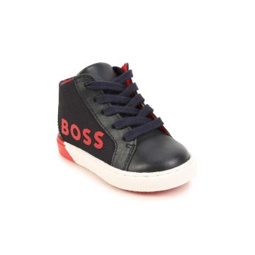 BOSS sneakers pentru copii culoarea albastru marin