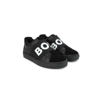 BOSS sneakers pentru copii culoarea negru