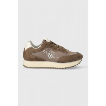 Gant sneakers Bevinda culoarea maro, 27533180.G135
