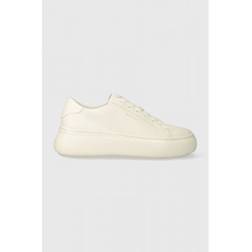 Gant sneakers din piele Jennise culoarea alb, 27531186.G29