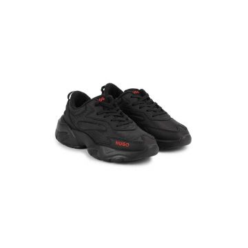 HUGO sneakers pentru copii culoarea negru