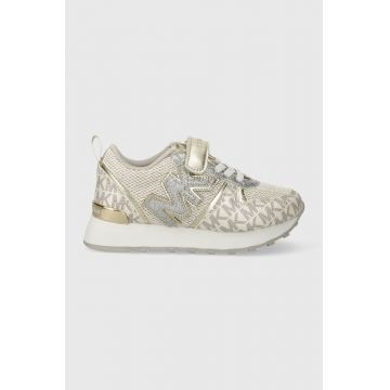 Michael Kors sneakers pentru copii culoarea bej