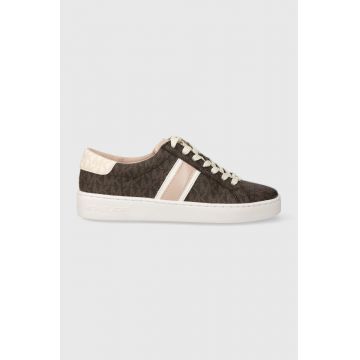 MICHAEL Michael Kors sneakers Irving culoarea maro, 43F3IRFS1B