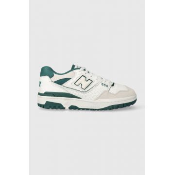 New Balance sneakers BB550STA culoarea alb