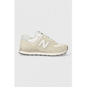 New Balance sneakers WL574AA2 culoarea bej