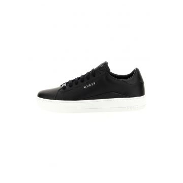 Pantofi sport cu detalii de piele