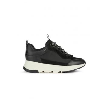 Pantofi sport cu garnituri de piele si piele intoarsa