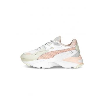 Pantofi sport cu insertii de piele Orkid Pastel