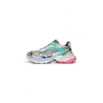Pantofi sport cu model si garnituri din piele ecologica Velophasis Phased