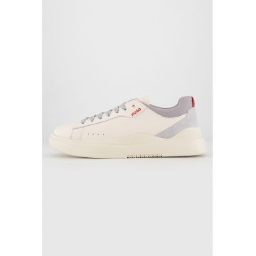 Pantofi sport de piele cu garnituri de piele intoarsa Blake