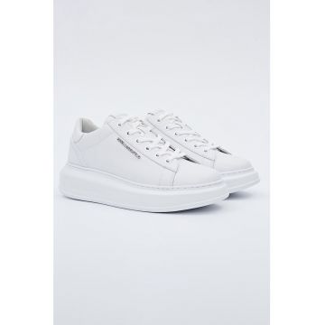 Pantofi sport de piele cu logo discret