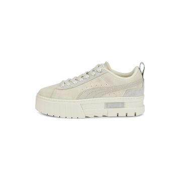 Pantofi sport flatform de piele intoarsa Mayze Firts Sense