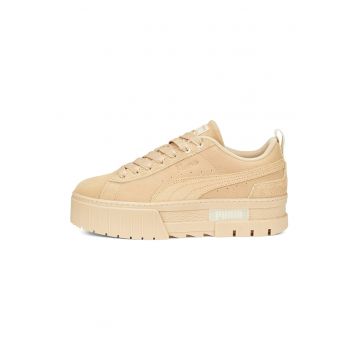 Pantofi sport flatform de piele intoarsa Mayze Firts Sense