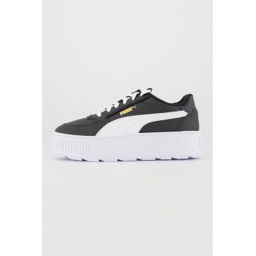 Pantofi sport flatform din piele si piele ecologica Karmen Rebelle
