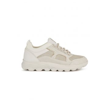 Pantofi sport low-cut cu garnituri din piele