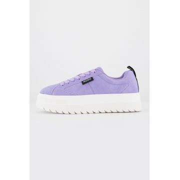 Pantofi sport low-cut cu talpa flatform