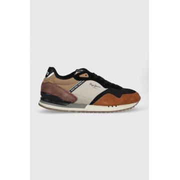 Pepe Jeans sneakers LONDON FOREST M culoarea maro, PMS30992