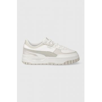 Puma sneakers Cali Dream Lth Wns culoarea alb