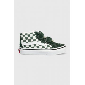 Vans tenisi copii UY SK8-Mid Reissue V VN00018TBD61 culoarea verde