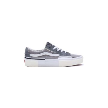 Vans tenisi SK8-Low Reconstruct barbati, culoarea gri, VN0009QSGRY1