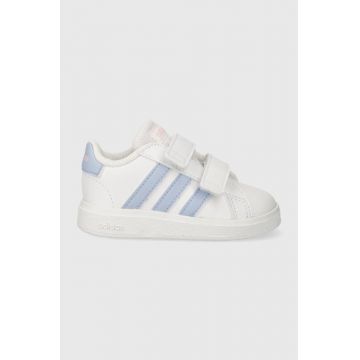 adidas sneakers pentru copii GRAND COURT 2.0 CF culoarea alb