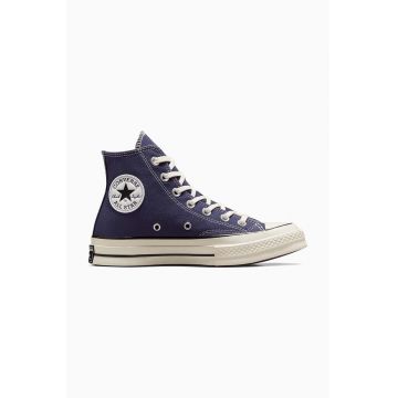 Converse tenisi Chuck 70 culoarea albastru marin, A04589C