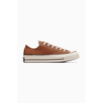Converse tenisi Chuck 70 femei, culoarea maro, A04591C