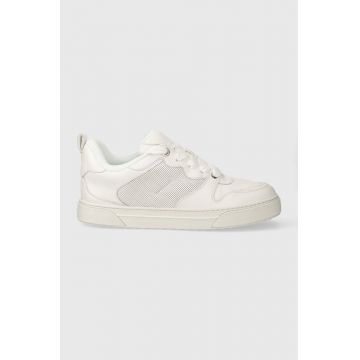 Michael Kors sneakers din piele Barett culoarea alb, 42F3BRFS1L