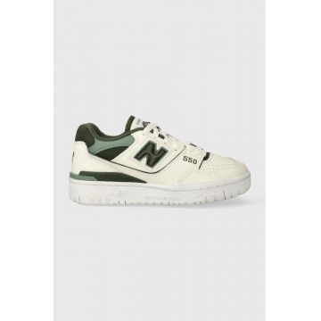 New Balance sneakers din piele BBW550DI culoarea bej