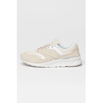Pantofi sport cu garnituri de piele intoarsa 997H