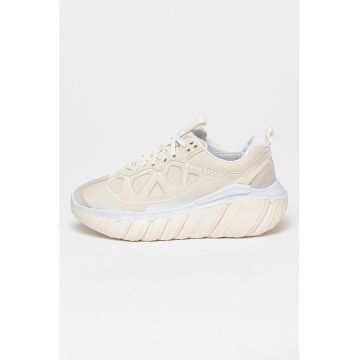 Pantofi sport cu insertii de piele intoarsa Xeno Runnn