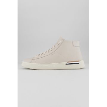 Pantofi sport high-top de piele