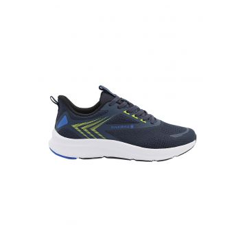 Pantofi sport low-cut cu insertii textile