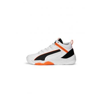 Pantofi sport mid-high cu garnituri de piele intoarsa Rebouend Future