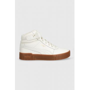 Puma sneakers Carina 2.0 Mid WTR culoarea bej