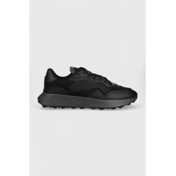 Tommy Jeans sneakers TJM RUNNER MIX MATERIAL culoarea negru, EM0EM01259