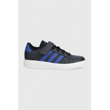 adidas sneakers pentru copii GRAND COURT 2.0 EL culoarea albastru marin