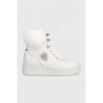 Blauer sneakers din piele Madeline culoarea alb, F3MADELINE09.LEA