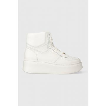 Charles Footwear sneakers din piele Zana culoarea alb, Zana.Sneaker.High.White