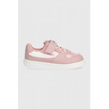 Fila sneakers pentru copii FXVENTUNO F velcro culoarea roz
