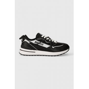 Just Cavalli sneakers culoarea negru, 75QA3SD7ZSA01L01
