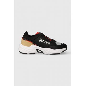 Just Cavalli sneakers culoarea negru, 75QA3SI2ZP385LS1