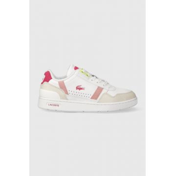 Lacoste sneakers T-CLIP 223 6 SFA culoarea alb, 46SFA0093