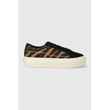 Levi's tenisi XL DECON LOW femei, culoarea maro, 235436.59