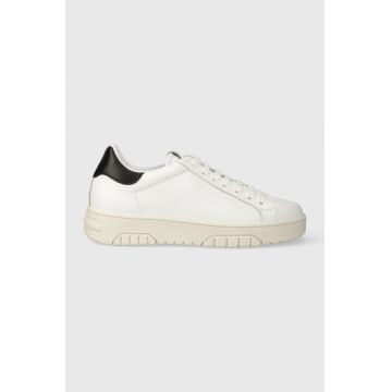 Off Play sneakers din piele FIRENZE culoarea alb, FIRENZE 1 WHITE BLACK